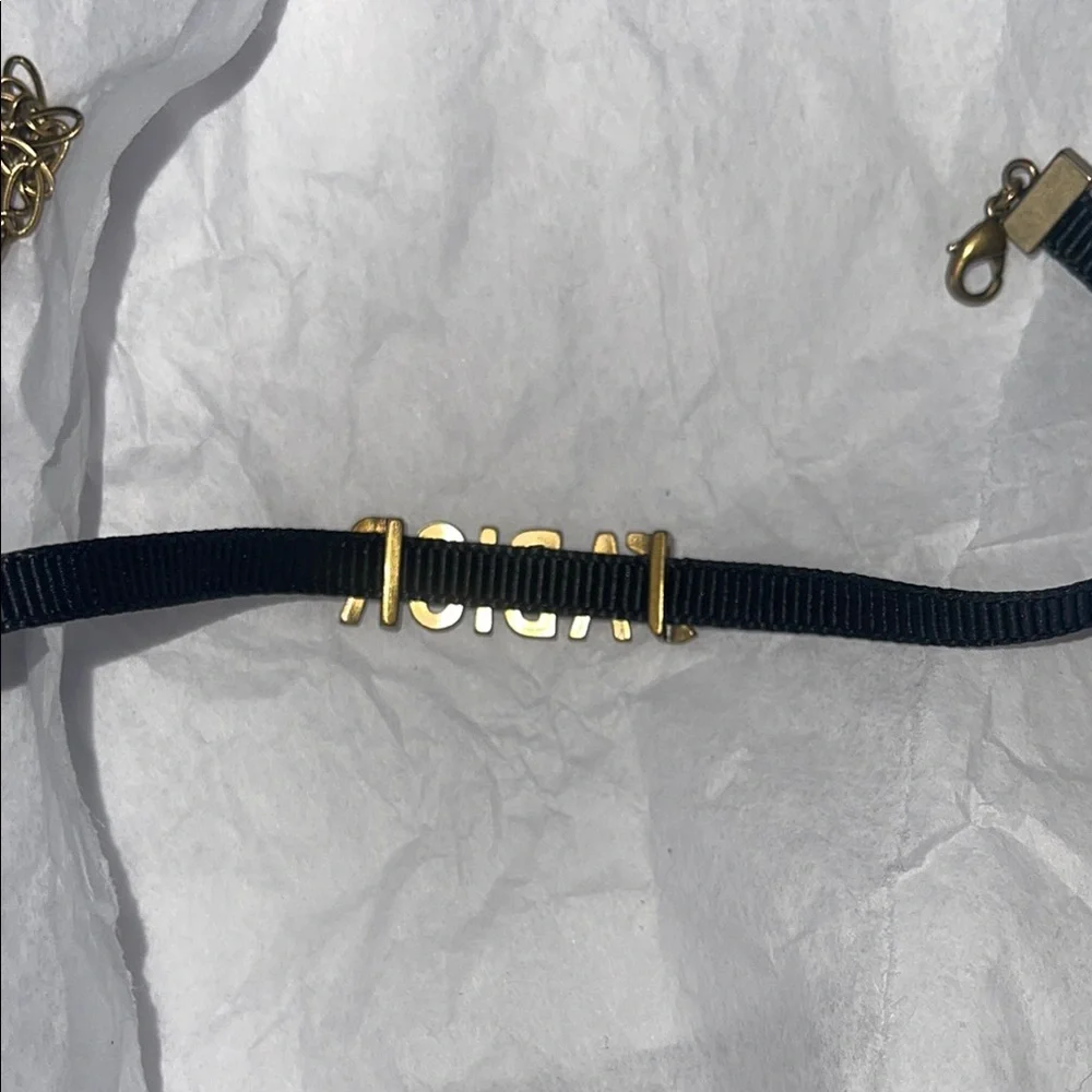 Dior J'Adior Gold and Black Necklace - Picture 4 of 4